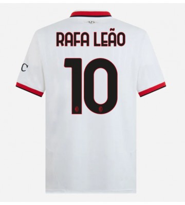 AC Milan Rafael Leao #10 Segunda Equipación 2024-25 Manga Corta